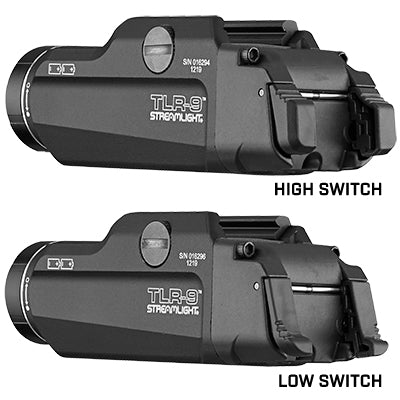 TLR-9® Luz para pistola con opciones de interruptor trasero ambidiestro