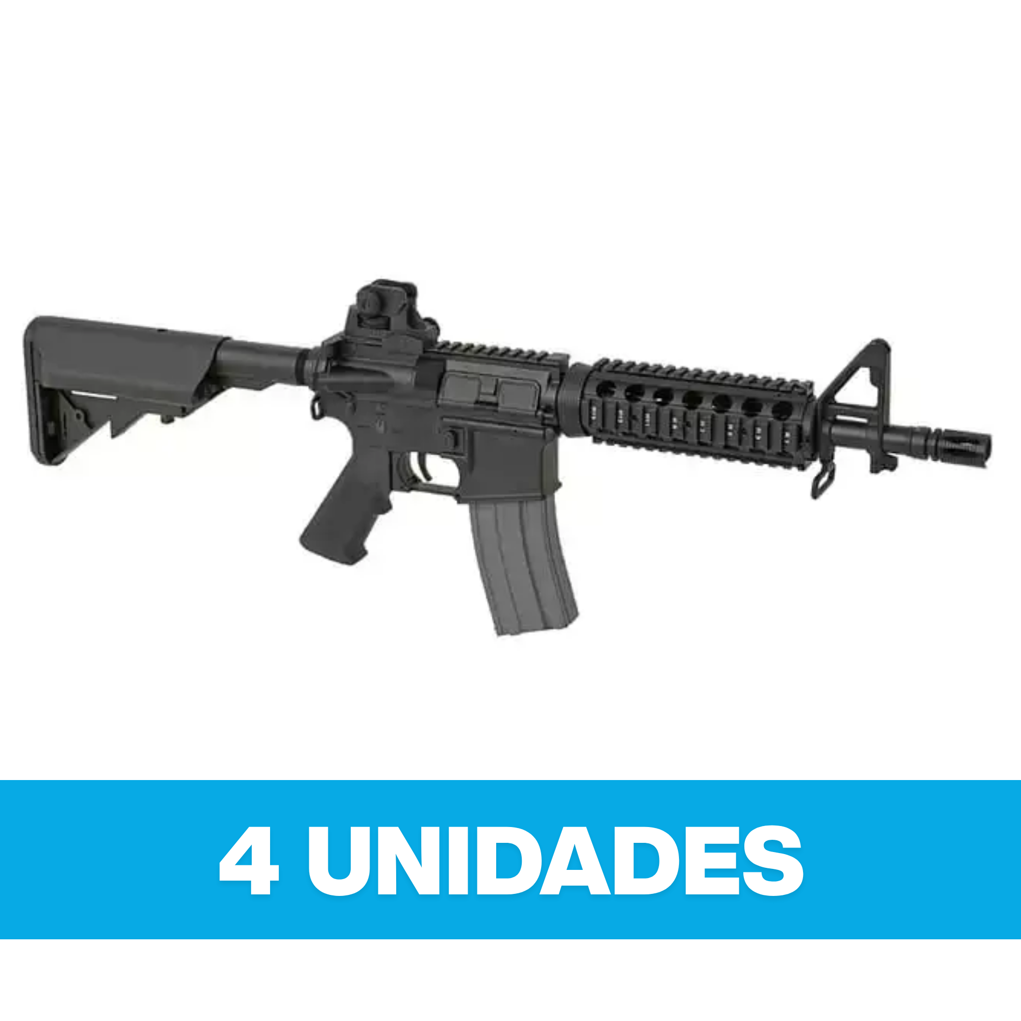 Embalaje Replica CYMA cal 6mm M4 CQB AEG #CM.002, 4 unidades