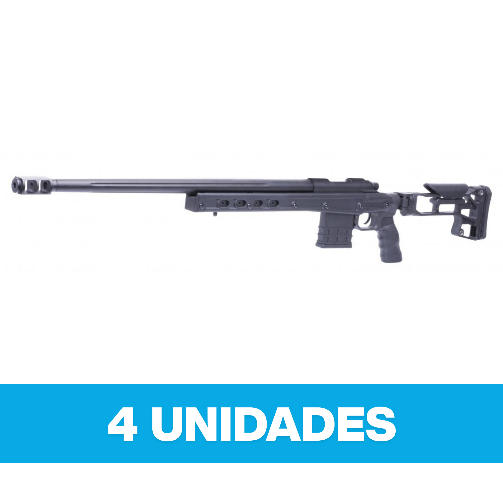 Embalaje Réplica CYMA cal 6mm M700 Tactical Bolt Action Spring #CM.707, 4 unidades