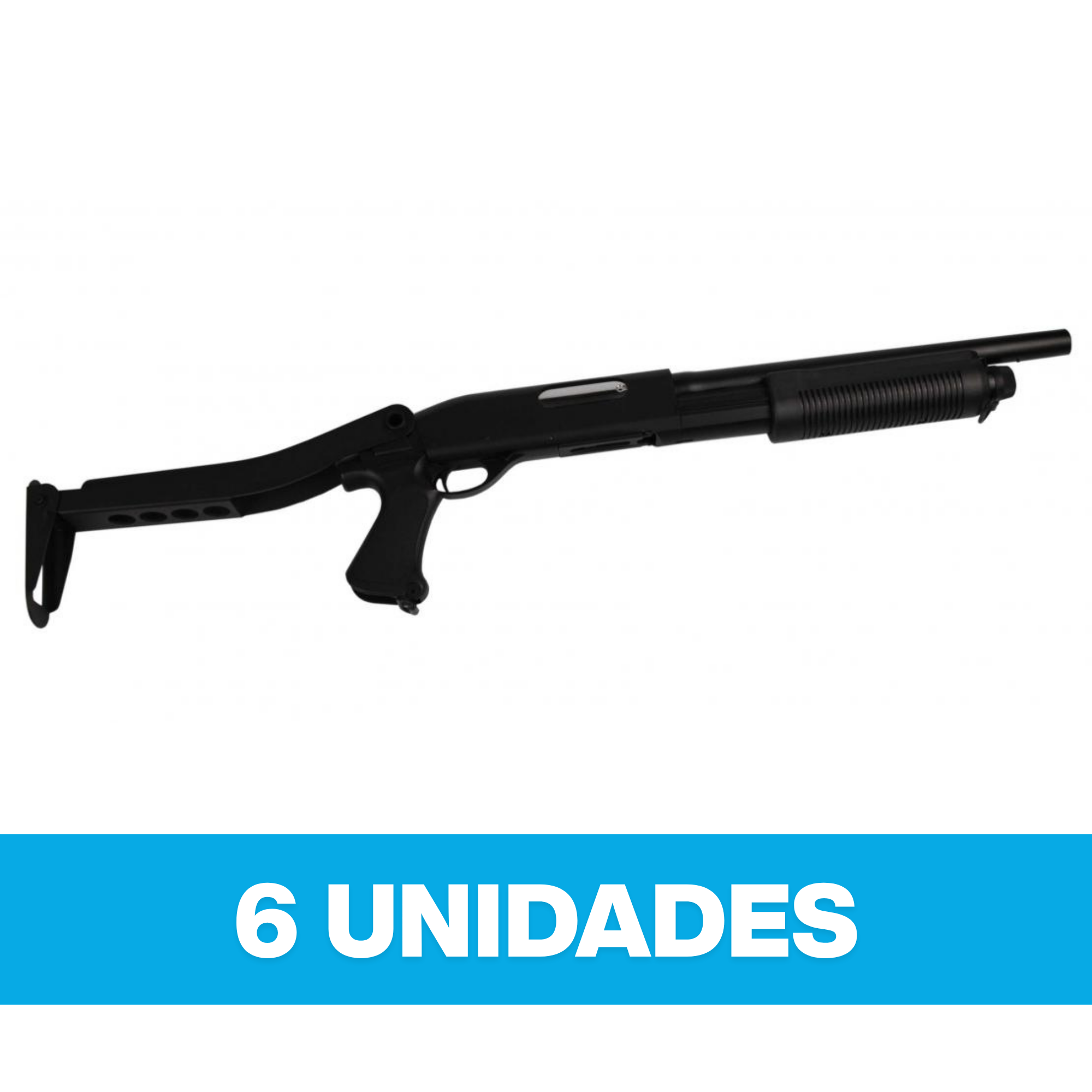 Embalaje Réplica CYMA cal 6mm Escopeta M870 Spring Tri-shoot #CM.352M, 6 unidades